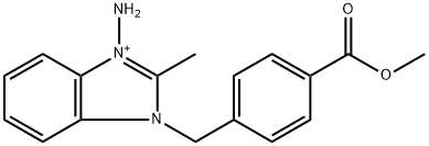 174146-04-4 1-amino-3-[4-(methoxycarbonyl)benzyl]-2-methyl-3H-benzimidazol-1-ium