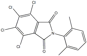 4,5,6,7-tetrachloro-2-(2,6-dimethylphenyl)-1H-isoindole-1,3(2H)-dione,174624-81-8,结构式