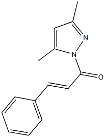 1-cinnamoyl-3,5-dimethyl-1H-pyrazole,174905-98-7,结构式