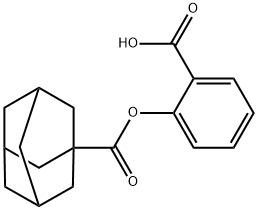 2-[(1-adamantylcarbonyl)oxy]benzoic acid,17500-57-1,结构式