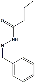 N'-benzylidenebutanohydrazide Structure