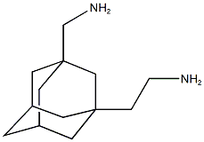 [3-(2-aminoethyl)-1-adamantyl]methylamine 化学構造式