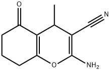 2-amino-4-methyl-5-oxo-5,6,7,8-tetrahydro-4H-chromene-3-carbonitrile 结构式