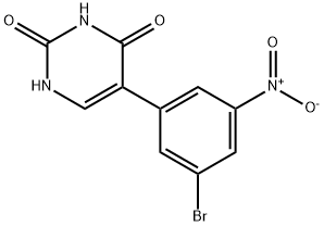 5-{3-bromo-5-nitrophenyl}-2,4(1H,3H)-pyrimidinedione,176250-09-2,结构式