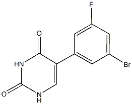 5-(3-bromo-5-fluorophenyl)-2,4(1H,3H)-pyrimidinedione,176250-14-9,结构式