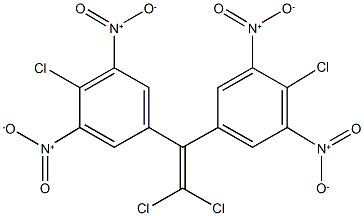 2-chloro-5-[2,2-dichloro-1-(4-chloro-3,5-dinitrophenyl)vinyl]-1,3-dinitrobenzene|