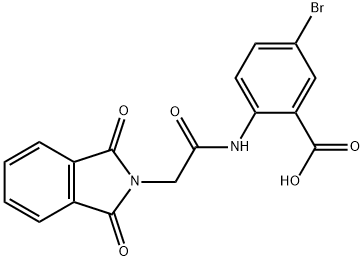 5-bromo-2-{[(1,3-dioxo-1,3-dihydro-2H-isoindol-2-yl)acetyl]amino}benzoic acid|