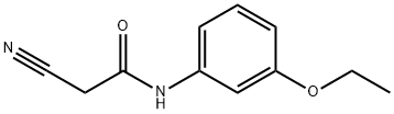 2-cyano-N-(3-ethoxyphenyl)acetamide 化学構造式