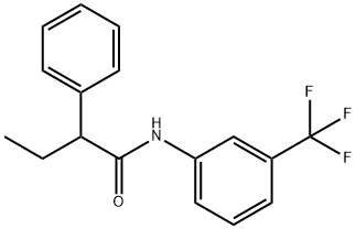 2-phenyl-N-[3-(trifluoromethyl)phenyl]butanamide Structure