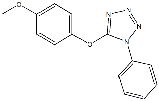 5-(4-methoxyphenoxy)-1-phenyl-1H-tetraazole Structure