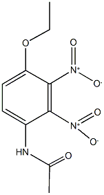 N-{4-ethoxy-2,3-bisnitrophenyl}acetamide Structure