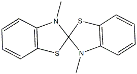 3,3'-dimethyl-2,2',3,3'-tetrahydro-2,2'-spirobi[1,3-benzothiazole],17823-21-1,结构式
