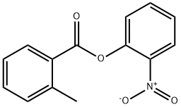 2-nitrophenyl 2-methylbenzoate 化学構造式