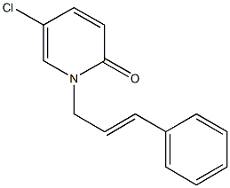 5-chloro-1-cinnamyl-2(1H)-pyridinone Structure