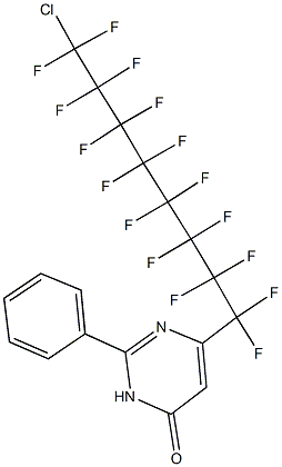 180748-51-0 6-(8-chloro-1,1,2,2,3,3,4,4,5,5,6,6,7,7,8,8-hexadecafluorooctyl)-2-phenyl-4(3H)-pyrimidinone