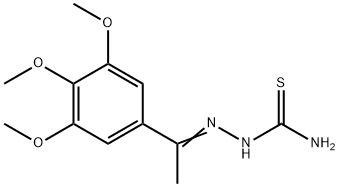 1-(3,4,5-trimethoxyphenyl)ethanone thiosemicarbazone Structure