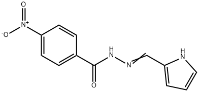 4-nitro-N'-(1H-pyrrol-2-ylmethylene)benzohydrazide Structure