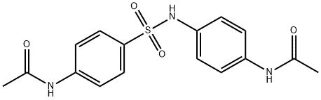 N-(4-{[4-(acetylamino)anilino]sulfonyl}phenyl)acetamide Structure