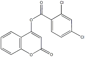 2-oxo-2H-chromen-4-yl 2,4-dichlorobenzoate Structure