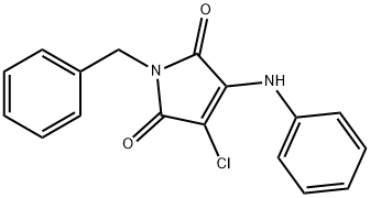 3-anilino-1-benzyl-4-chloro-1H-pyrrole-2,5-dione|