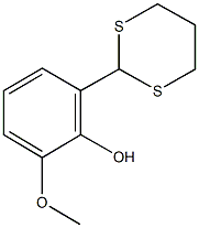 2-(1,3-dithian-2-yl)-6-methoxyphenol Structure