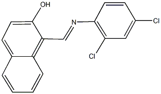 1-{[(2,4-dichlorophenyl)imino]methyl}-2-naphthol Structure