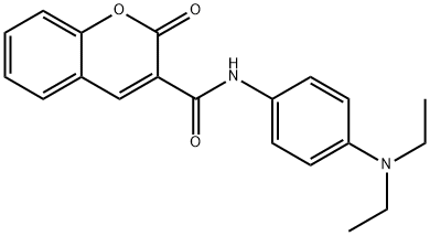 N-[4-(diethylamino)phenyl]-2-oxo-2H-chromene-3-carboxamide Structure