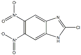 2-chloro-5,6-dinitro-1H-benzimidazole Structure