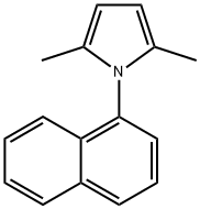 2,5-dimethyl-1-(1-naphthyl)-1H-pyrrole Struktur