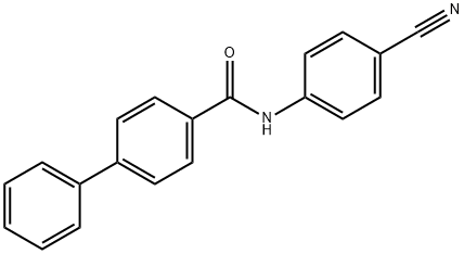 N-(4-cyanophenyl)[1,1'-biphenyl]-4-carboxamide Struktur