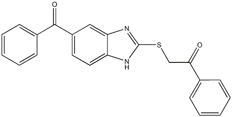 187410-63-5 2-[(5-benzoyl-1H-benzimidazol-2-yl)sulfanyl]-1-phenylethanone