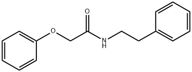 2-phenoxy-N-(2-phenylethyl)acetamide 结构式