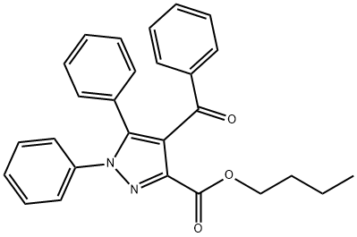 188724-63-2 butyl 4-benzoyl-1,5-diphenyl-1H-pyrazole-3-carboxylate