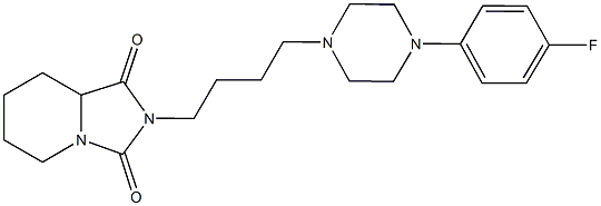 2-{4-[4-(4-fluorophenyl)-1-piperazinyl]butyl}tetrahydroimidazo[1,5-a]pyridine-1,3(2H,5H)-dione|