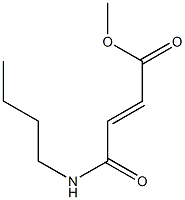 methyl 4-(butylamino)-4-oxo-2-butenoate Structure