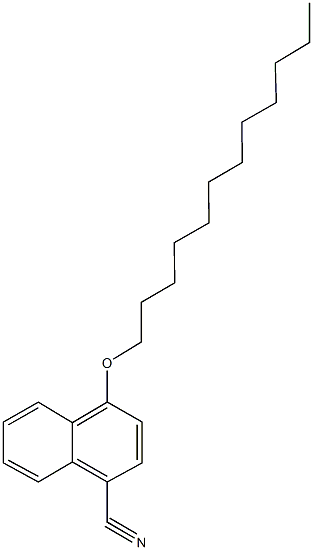 4-(dodecyloxy)-1-naphthonitrile Structure