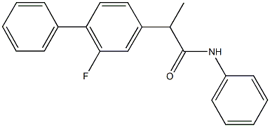 2-(2-fluoro[1,1'-biphenyl]-4-yl)-N-phenylpropanamide,190125-59-8,结构式