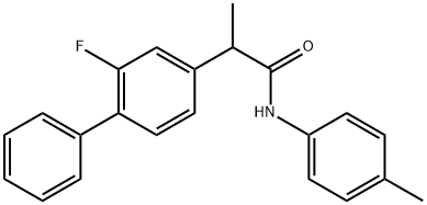 2-(2-fluoro[1,1'-biphenyl]-4-yl)-N-(4-methylphenyl)propanamide,190125-74-7,结构式