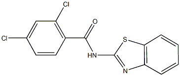 N-(1,3-benzothiazol-2-yl)-2,4-dichlorobenzamide Struktur