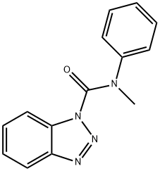 N-methyl-N-phenyl-1H-1,2,3-benzotriazole-1-carboxamide Structure