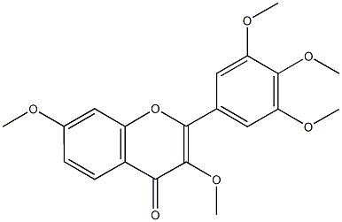 19056-76-9 3,7-dimethoxy-2-(3,4,5-trimethoxyphenyl)-4H-chromen-4-one