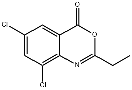 6,8-dichloro-2-ethyl-4H-3,1-benzoxazin-4-one Structure