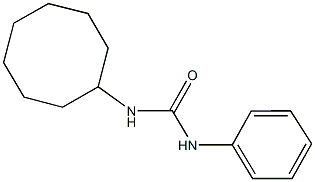 N-cyclooctyl-N'-phenylurea Structure