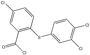 5-chloro-2-[(3,4-dichlorophenyl)sulfanyl]benzoyl chloride|