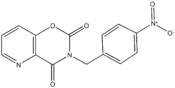 3-{4-nitrobenzyl}-2H-pyrido[2,3-e][1,3]oxazine-2,4(3H)-dione|