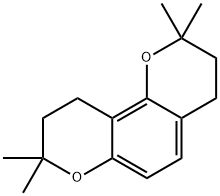 2,2,8,8-tetramethyl-3,4,9,10-tetrahydro-2H,8H-pyrano[2,3-f]chromene Structure