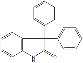 3,3-diphenyl-1,3-dihydro-2H-indol-2-one 化学構造式