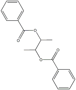 2-(benzoyloxy)-1-methylpropyl benzoate 结构式