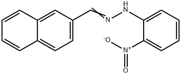2-naphthaldehyde {2-nitrophenyl}hydrazone Struktur
