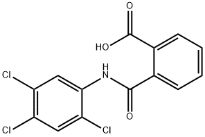 2-[(2,4,5-trichloroanilino)carbonyl]benzoic acid 化学構造式